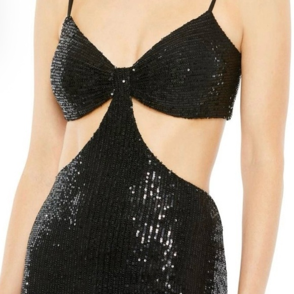 Mac Duggal Women’s Black Sequin Evening Dress Size 4 - Picture 2 of 9